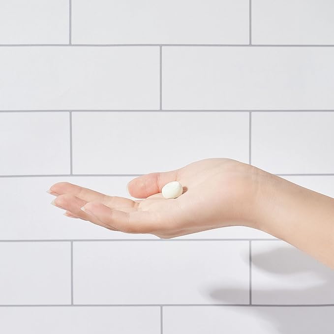 Daily 3 in 1 Facial Cleanser, Exfoliator and Wash-off Mask, Vegan, Cruelty Free, Plastic Free, Travel Friendly, 1 Month Supply Refill (60 Tablets) (Purifying)