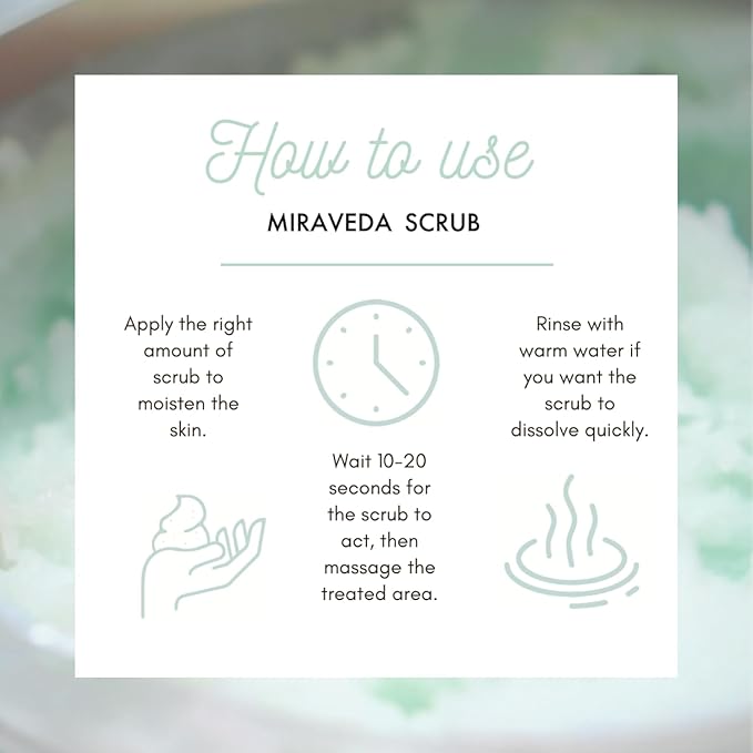 Miraveda by Italwax Citrus Scrub - 500ml / 16.9fl.oz – With coconut oil and lime for a delicate citrus note – Ideal for hand care