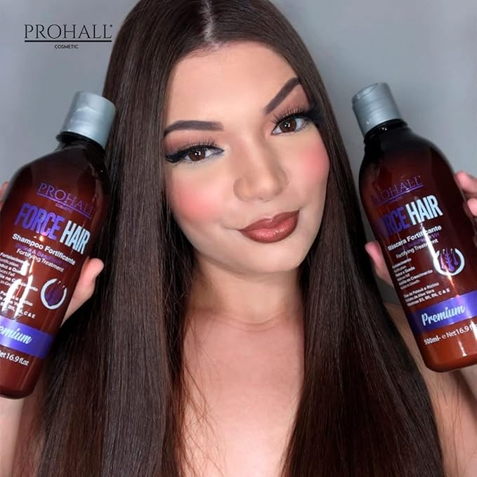 Prohall Cosmetic Force Hair Mask for Dry Damaged hair & Growth - Hair masks to Prevent Breakage & Thinning Hair, Hair Growth Products for Women and men, Natural Hair Mask (16.9 fl.oz)