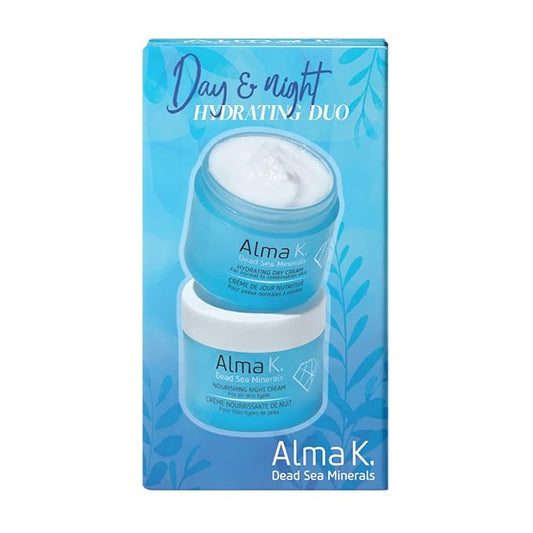Alma K Day and Night Set - Hydrating Day Cream for Normal to Combination Skin - Nourishing Night Cream for All Skin Types - Face Moisturizer - 2 Pc