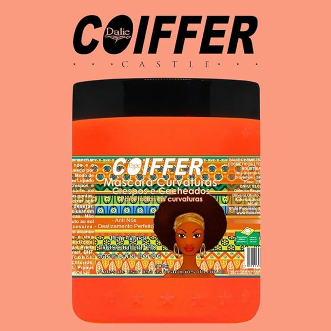 Dalie Castle Usa Hair Mask. razilian Curl Defining Mask - The Ultimate Detangler for Curly and Coily Hair. Brazilian Curl Defining Mask, a premium hair treatment from Brazil