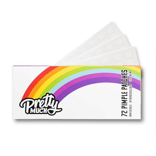 Pretty Much Pretty Patch Pack (1 Pack/72 Count) Pimple Patch, Acne Sticker, Acne Patch, Healing Blemish Dot, Anti-Pimple Popper Sticker, Natural and Gentle for All Skin Types, Day/Night Use