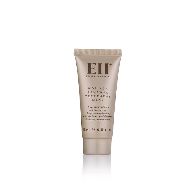 Emma Hardie 15ml Moringa Renewal Treatment Mask, Moisturizes & Firms Skin, Reduces Pigmentation & Evens Complexion, Suitable for Sensitive Skin, Vegan & Cruelty Free