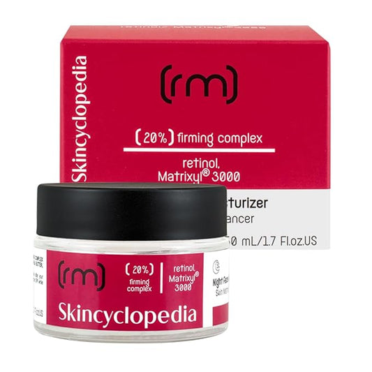 Pure Retinol Night Moisturizer, with Anti-Aging Pro Matrixyl 3000, Oil Free Skin Matrix Enhancer & Skin Care Firming Complex 20% for Fine Lines, Dark Spots, Post-Acne Scars.