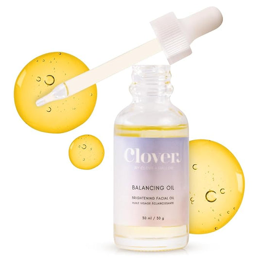 Clover Balancing Oil | Supports Clearer Skin, Promotes a Healthy Complexion, and Enhances Natural Radiance | Cruelty-Free & Vegan Face Oil - 30ml