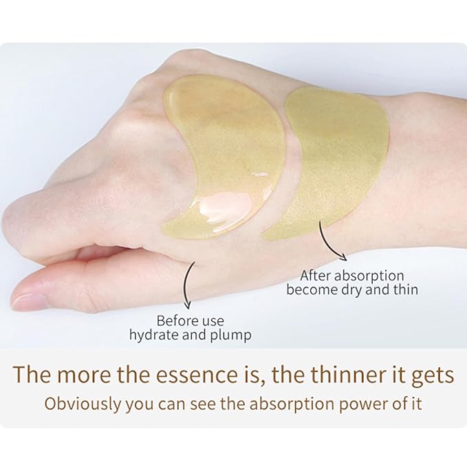 Avocado Eye Mask 60 Pcs, Under Eye Patches for Dark Circles and Puffiness, Moisturizing Nourishing Eye Treatment Mask, Moisturizing and improving eye skin dryness