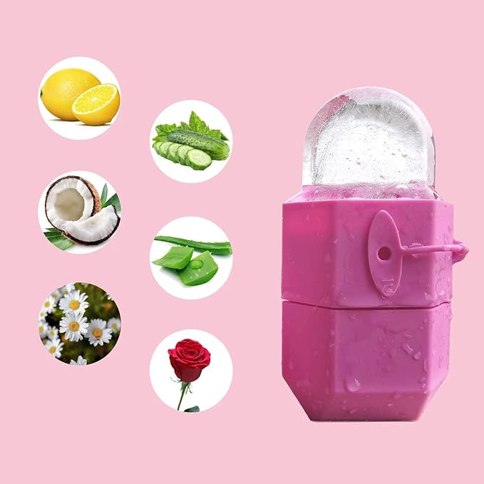 Ice Face Roller, Ice Roller for Face and Eye, Reusable Beauty Ice Facial Roller for Face Skin Care Silicone Ice Stick Face Ice Mold Icing Tool, Gifts for Her