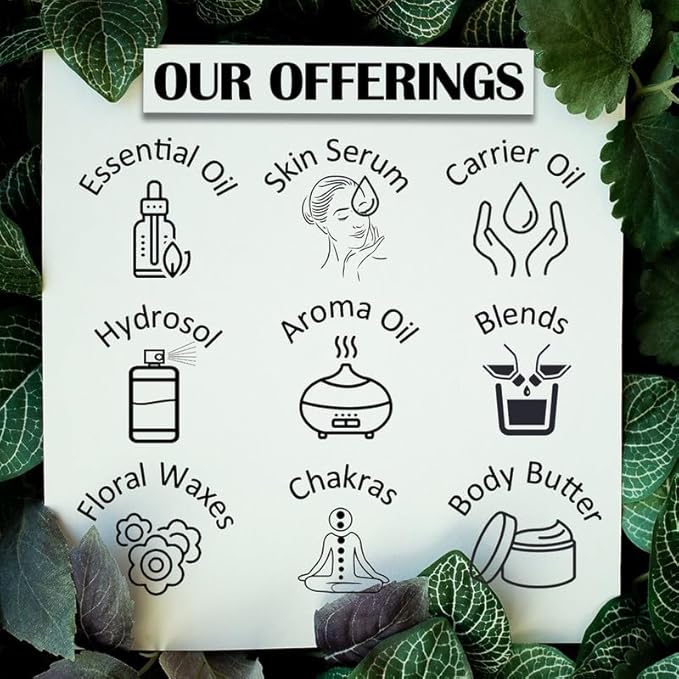 Pure Nirgundi Oil (Vitex negundo linn) 100% with Glass Dropper Premium Therapeutic Grade for Hair, Skin & Aromatherapy 5ml (0.16 oz)