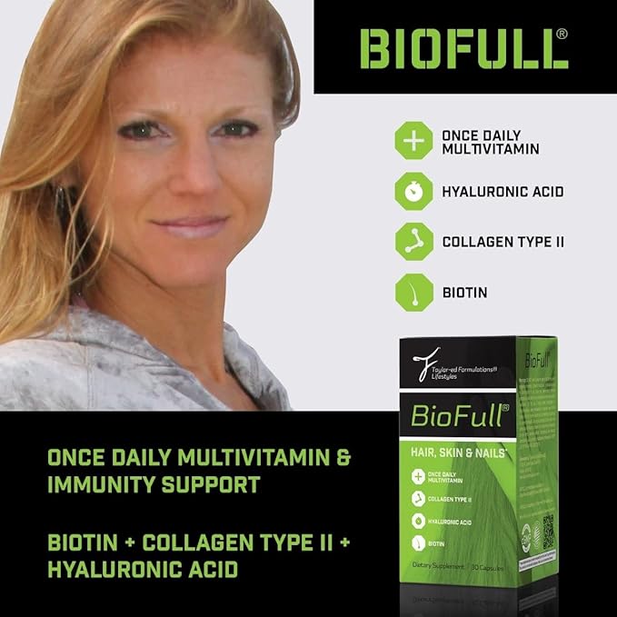 Hair Skin Nails - Biotin Vitamins for Hair, Skin & Nails - Biotin & Collagen Supplement for Women & Men
