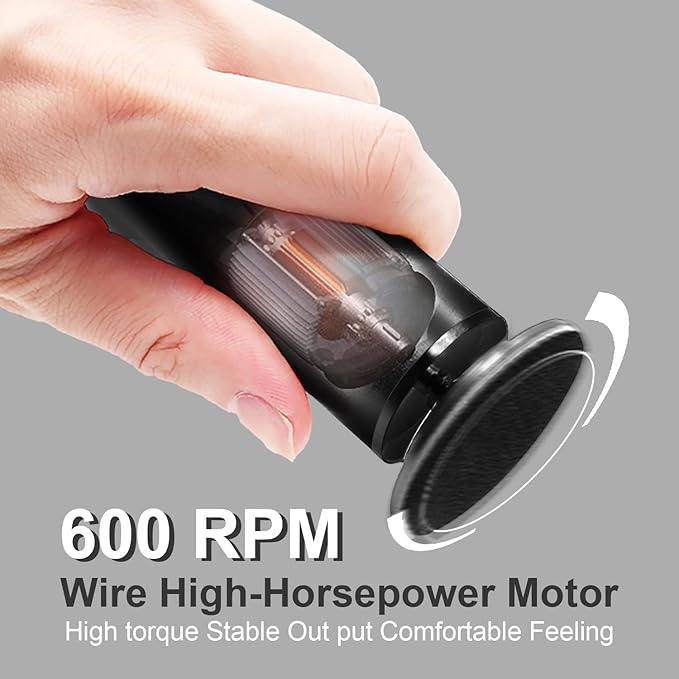 Electric Foot File - Callus Remover for Feet,Adjustable Speed Foot Scrubber with 60 Pcs Sandpaper Discs,Professional Pedicure Tool for Dead Skin and Calluses - Matte Black