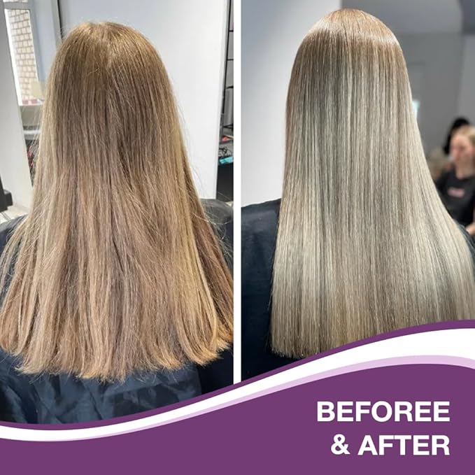 Karseell Purple Hair Mask Professional Neutralizes Brass & Yellow Tones For Blonde Silver Gray Highlighted Hair 16.90 oz 500ml