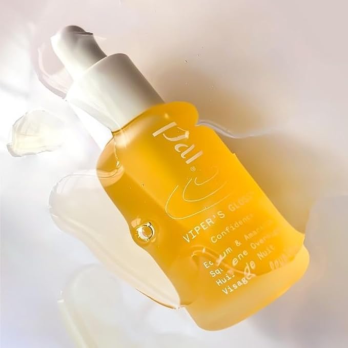 PAI SKINCARE - Organic Viper's Gloss Echium + Amaranth Overnight Face Oil | Natural, Vegan, Sensitive Skincare (1 fl oz | 30 mL)