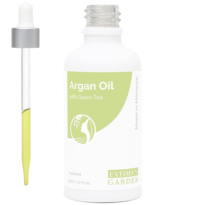 Fatima's Garden Argan & Green Tea Oil - Anti-Aging Moisturizer, 50ml