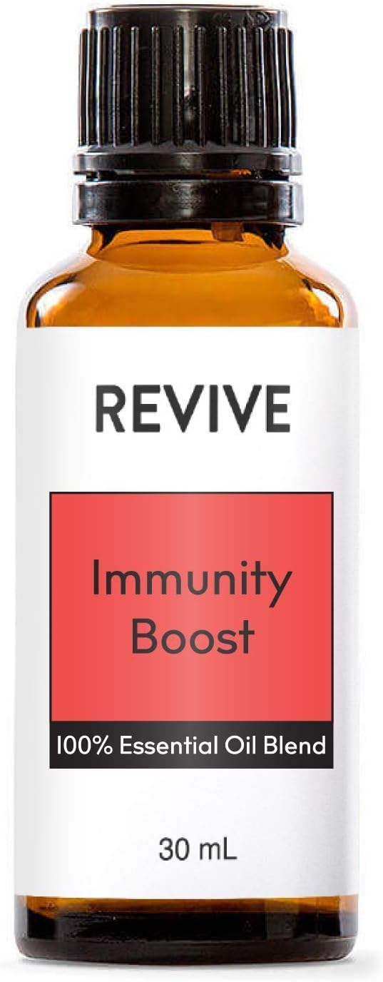 Immunity Boost Essential Oil Blend 30mL by Revive Essential Oils - 100% Pure Therapeutic Grade, for Diffuser, Humidifier, Massage, Aromatherapy, Skin & Hair Care