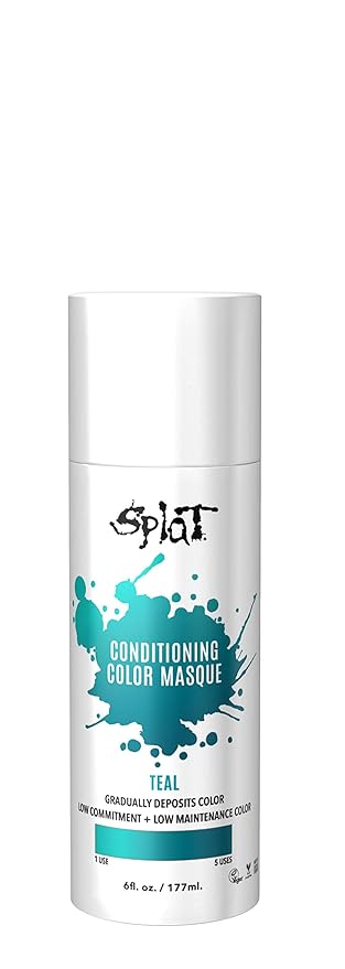 Splat Hair Color Conditioning Masque (6oz) (Teal)
