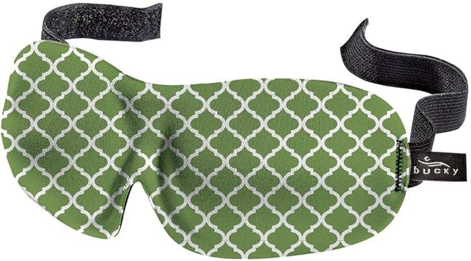 Bucky 40 Blinks No Pressure Eye Mask for Travel & Sleep, Garden Lattice, One Size