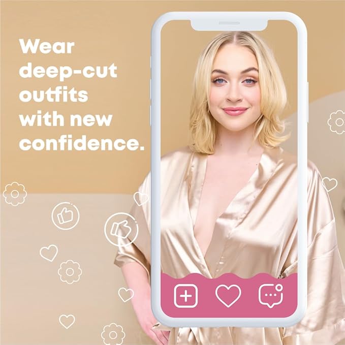 Chest Wrinkle Patches Reusable | Anti-Aging Patches for Fine Lines | Long-Lasting Wrinkle Pads for a Youthful Appearance | Skin-Safe Chest Care Solution | Includes 4 Durable Pads for a Smooth Look 4ct