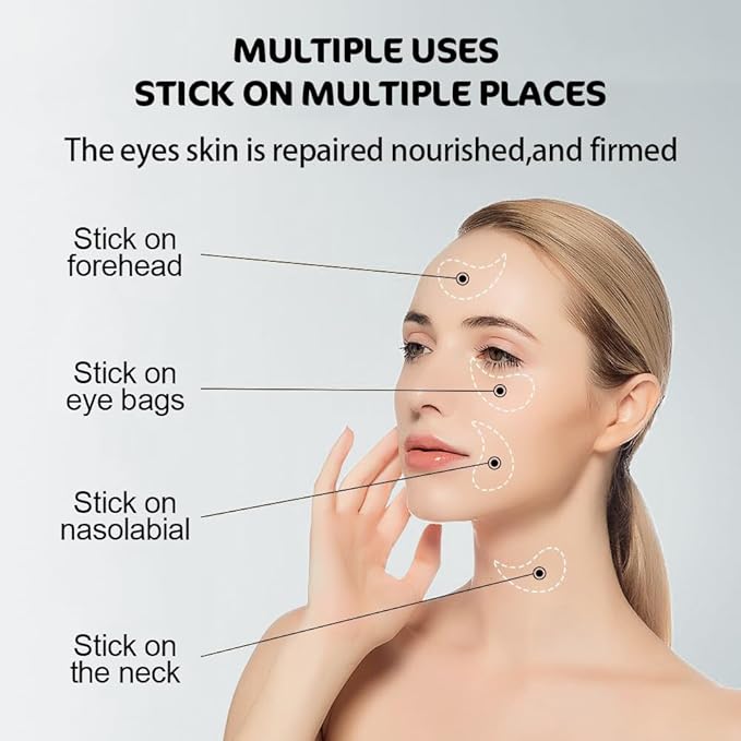 AMY'S DIARY 24K Gold Eye Mask Under Eye Patches (30 Pairs)- Puffy Eyes & Dark Circles Treatments,Reduce Under Eye Bags and Smooth Wrinkles,Eye Skin Care Pads With Collagen (Collagen)