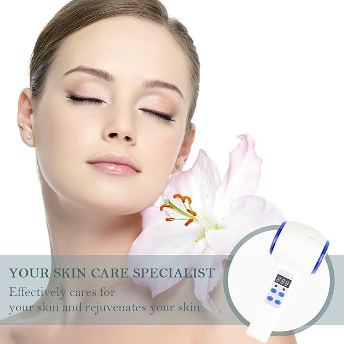 Hot and Cold Face Massager, Double Heads Hammer Vibration Massage Instrument, SPA Anti-Wrinkle Skin Tighten Lifting Massage Machine