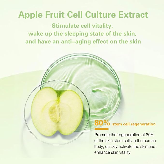 Face Serum for Women,Fruit Facial Serum with 24K Gold Foil and Apple Cell Culture Extract Anti Aging Moisturizer Skin Tone Even Anti Wrinkle Essence for Reduces Dulls & Fine Lines,1.02Fl Oz