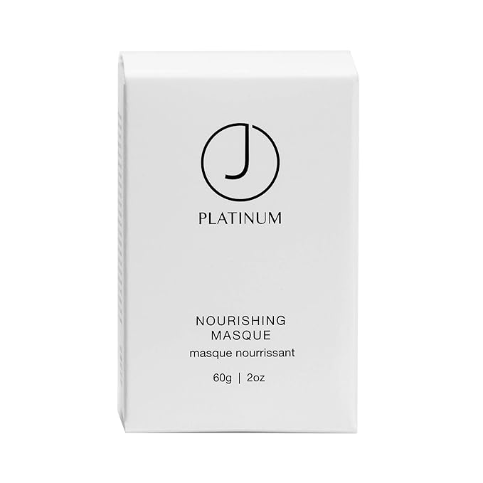 J Beverly Hills Platinum Nourishing Hair Mask with Lavender Oil for Hair Growth, 2 Oz