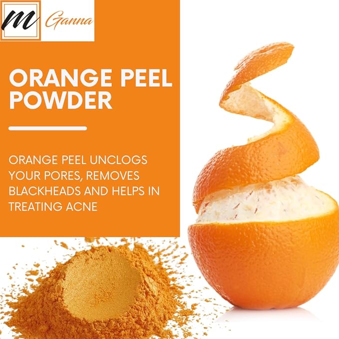 100% Natural Orange Peel Powder For Skin Care 0.50 LBS / 227 GMS