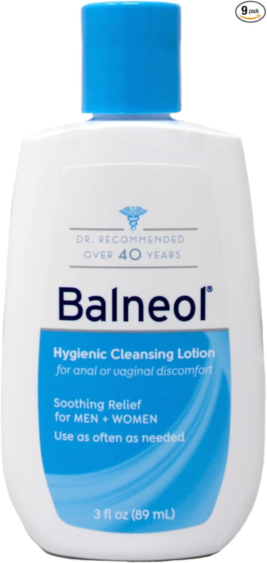 Balneol Hygienic Cleansing Lotion 3 oz (Pack of 9)