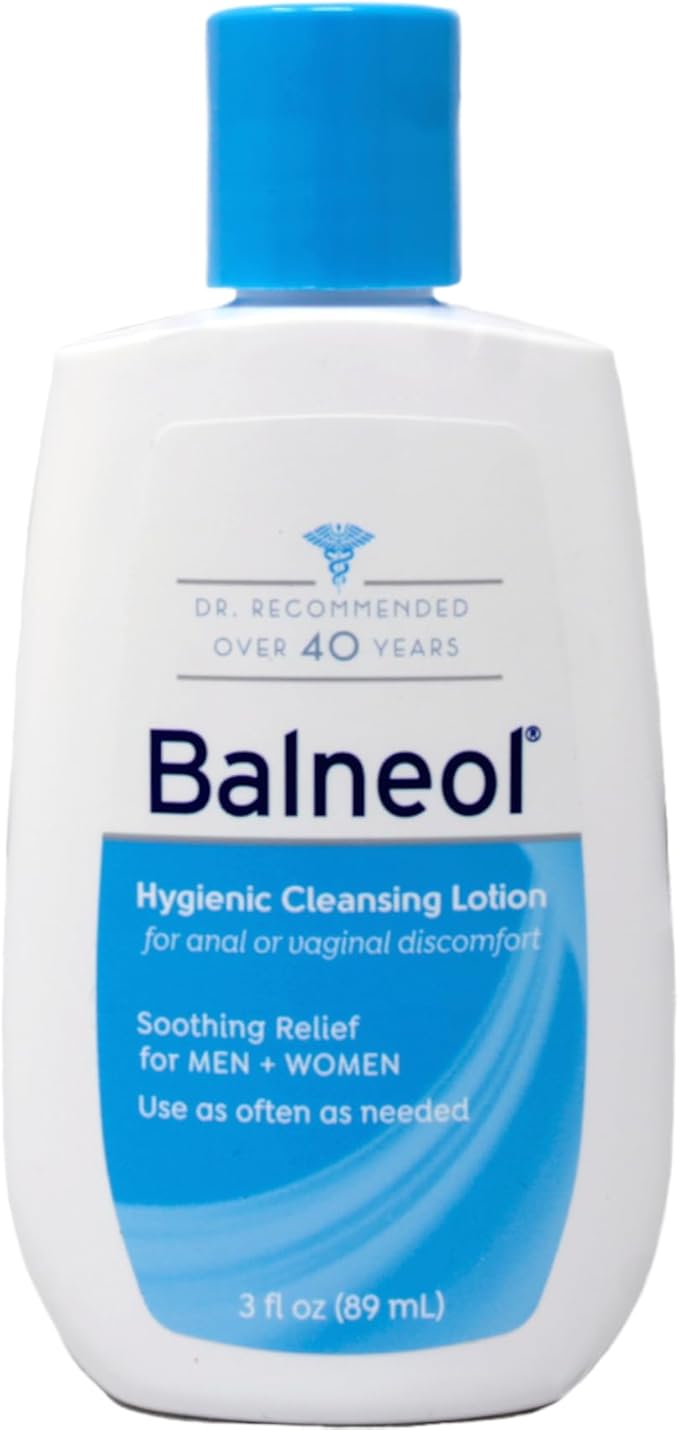 Balneol Hygienic Cleansing Lotion Bottles, 3 Fl Oz (Pack of 6)