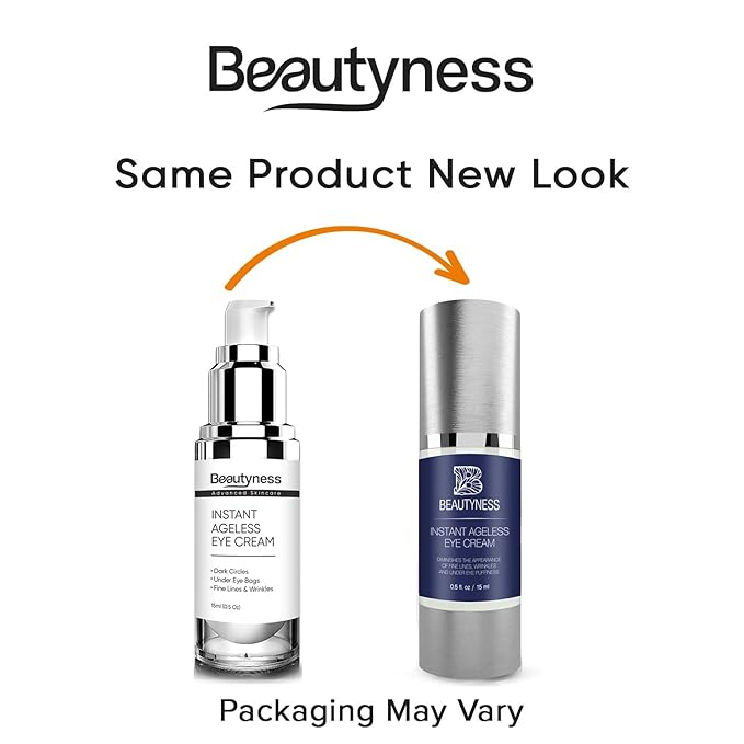 Instant Ageless Eye Cream – Anti Wrinkle Cream, Removes Under Eye Puffiness, Bags, Expression Lines, & Dark Circles. Powerfully Tighen & Lifts Sagging Skin. Disappears Before Your Eyes In Minutes.