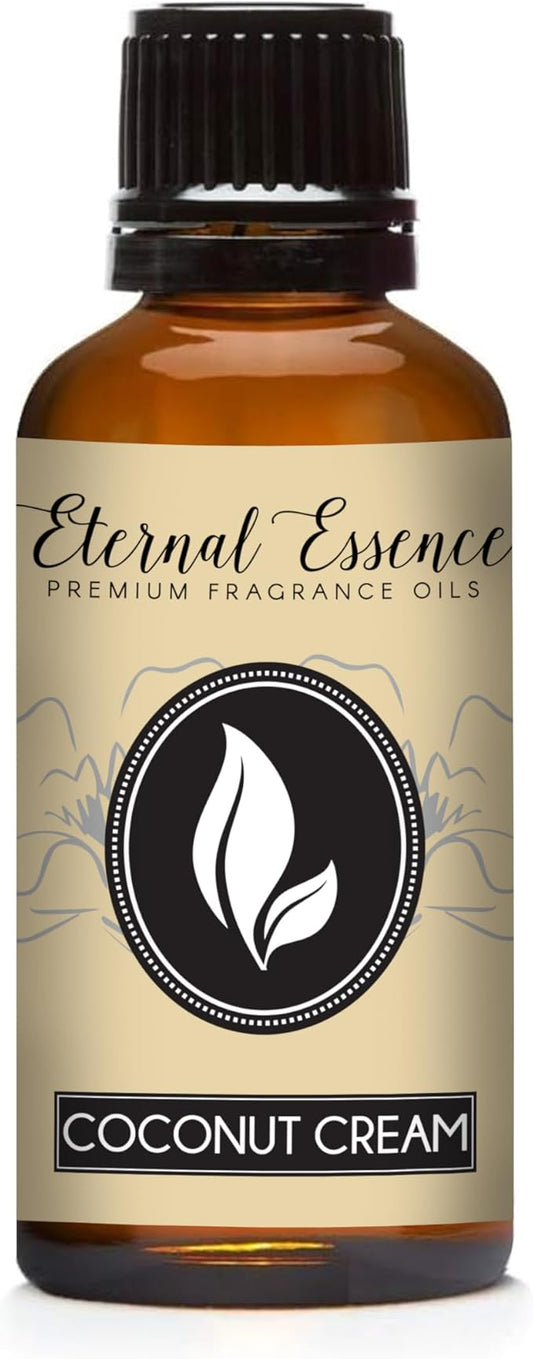 Eternal Essence Oils Coconut Cream 30ml Premium Fragrance Oil - for Candle, Soap Making, Aromatherapy, Diffusers, Home Care, & Humidifiers