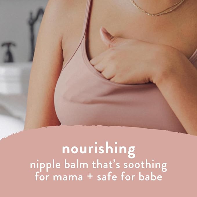 The Honest Company Honest Mama Calm Your Nip Balm | Nourishing, Soothing Nipple Cream for Nursing | Naturally Derived + Safe for Sensitive Skin | 1.75 fl oz