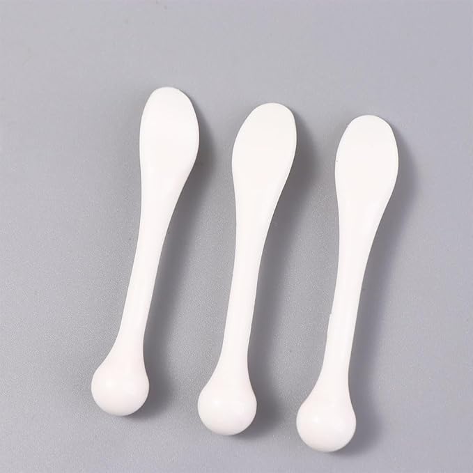 3 Pcs Gold Makeup Sticks Mud Mixing Tool, Acrylic Cosmetic Spatulas Scoop Face Cream Spoons Portable Mask Stick Cosmetic Mask Spoon Spatulas Treatments and Masks
