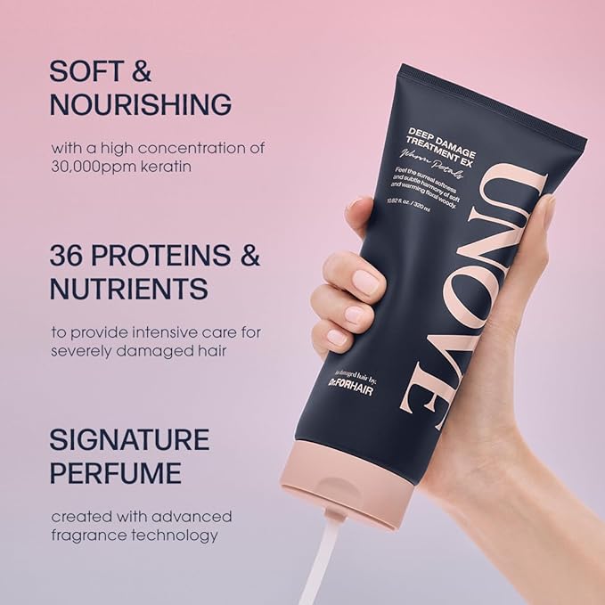 Deep Damage Hair Treatment Mask Ex 320 ml/10.82fl.oz | Premium Nourishing Hair Mask | Conditioner for Dry Frizzy Damaged Hair with Keratin-PF | Strengthening & Hydrating