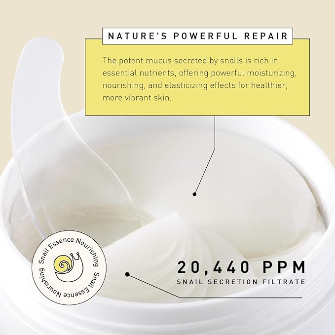 Under Eye Patches for Dark Circles: Snail Mucin Gel Masks for Puffiness Undereye Bags Wrinkles - Instant Brightening Moisturizing Skin Treatment Pads - Gift for Men and Women, 30 Pairs (White)