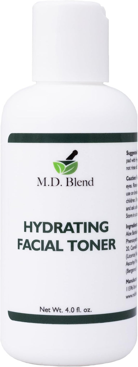 Hydrating Facial Toner | Deep Rejuvenation | Rid Skin of Impurities, Dirt, Dead Cells | Revitalizes & Soothes for Silky Smooth, Fresh Feel | Convenient Spray Mist - 4oz