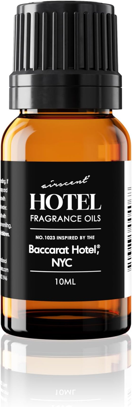 AirScent Hotel Diffuser Oil Inspired by The Baccarat Hotel Scent - Love Affair Fragrance Oil No. 1023 for Ultrasonic and Waterless Diffusers and Crafting - 10 mL, 0.34 fl oz Glass Bottle with Dropper