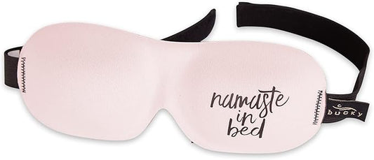 Bucky Ultralight Collection, Contoured Travel and Sleep Eye Mask, Namaste In Bed, One Size
