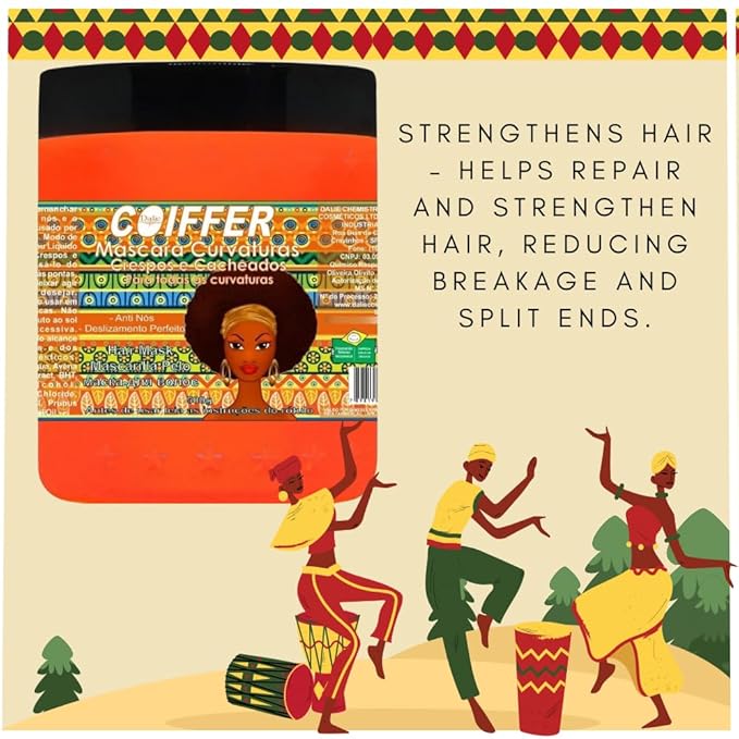 Dalie Castle Usa Hair Mask. razilian Curl Defining Mask - The Ultimate Detangler for Curly and Coily Hair. Brazilian Curl Defining Mask, a premium hair treatment from Brazil