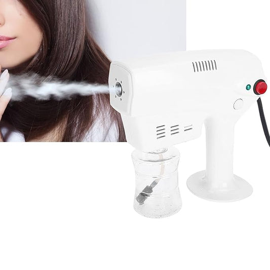 Nano Sprayer, Multifunctional Nano Steam Gun, Steamer Gun for Hair, Hair Coloring Dyeing Steamer Humidifer Hair Care Tool Us Plug