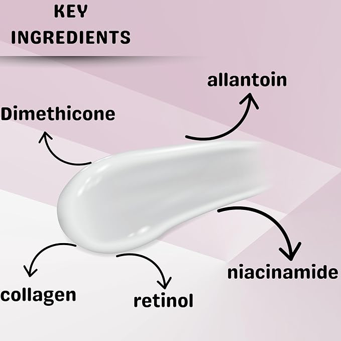 Retinol 3%, Collagen Face Cream with 5% Hyaluronic Acid, Moisturizer, Anti-Aging, Firmer, Reduce Fine Lines and Wrinkles, Radiant Skin