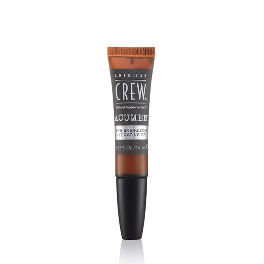 American Crew Men's Eye Hydrating Gel, Energizing Oil-Free Gel to Minimize Puffiness and Reduce Dryness, 0.5 Fl Oz