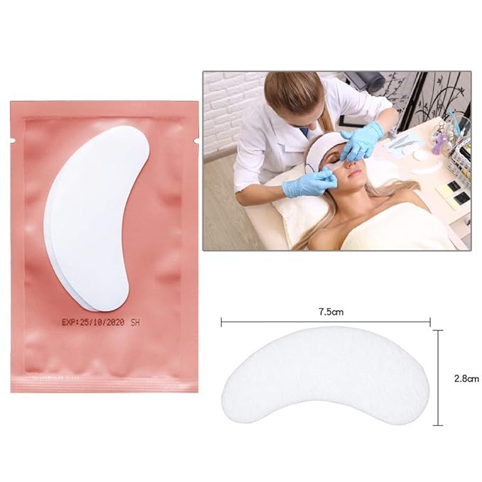Under Eye Pads, Lint Free Lash Extension Eye Gel Patches for Beauty Salon False Eyelash Extensions Grafting, Hydrogel Eye Mask Beauty Makeup Tool