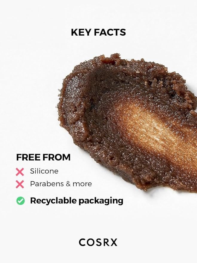 COSRX Lip Care Balm for Dry Chapped Lips, Enriched with Shea Butter, Sleeping Mask, Korean Skin Care, Animal Testing-Free, Artificial Fragrance-Free, Parabens-Free (Lip Scrub)