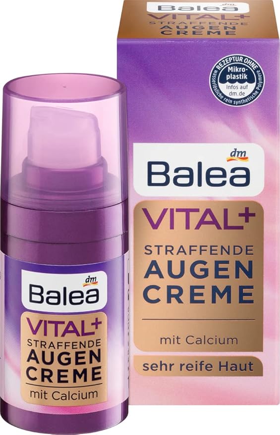 Balea Eye cream VITAL + Firming Eye Cream, 15 ml (Age: +50)