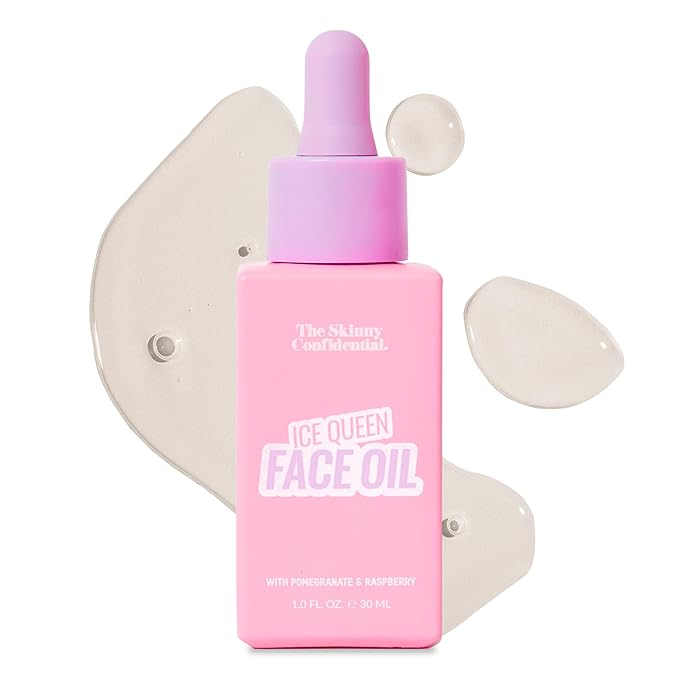 The Skinny Confidential Depuffing Face Oil - Lightweight Multi-Purpose Facial Moisturizer for Healthy Glowing Skin - Hydrates & Firms for Vibrant & Dewy Glow - Facial Serum for Fine Lines & Wrinkles