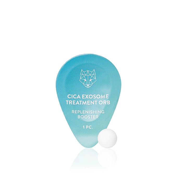 Snow Fox Skincare - Freeze-Dried Exosome Orbs | Bio-Fermented Hyaluronic Exosomes | Facial Serum | Luxury Skincare Treatment for Face, All Skin Types | CICA Exosome Treatment Orb - 5 Capsule
