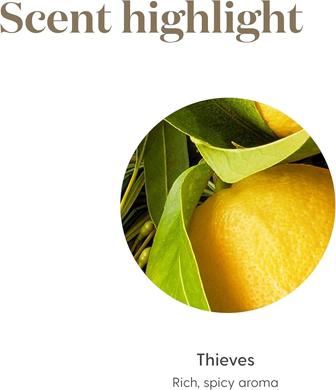Young Living Thieves Essential Oil Blend 15 ml | Supports Immune System & Cleansing | Clove, Lemon, Cinnamon Bark, Eucalyptus Radiata, Rosemary | 100% Pure Therapeutic Grade Perfect for a Hair Oil