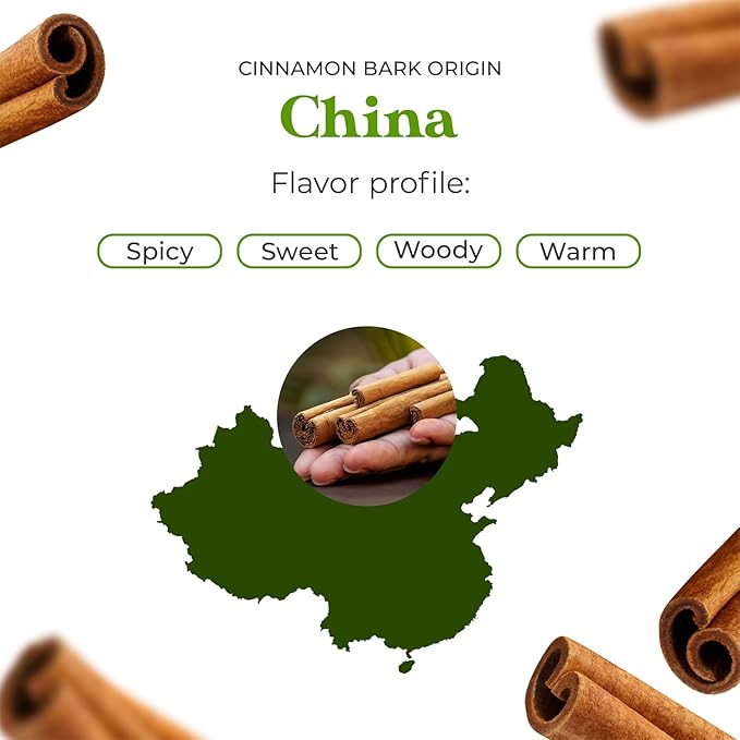 Sun Essential Oils - Cinnamon Bark Essential Oil (4 oz) with Dropper for Diffuser, Aromatherapy Massage, Skin & Hair, Fragrance for Candle, Soap & Lotion Making at Home