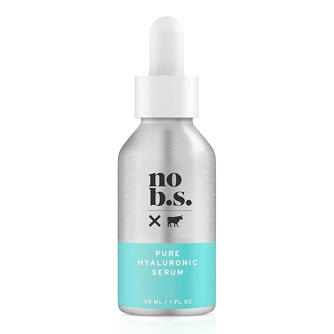 No Bad Stuff - Pure Hyaluronic Acid Serum For Face, Fine Lines & Wrinkles Serum, Suitable for All Skin Types, Skin Care for Women & Men, Gluten Free, Vegan, Travel Size, Unscented 1 FL Oz