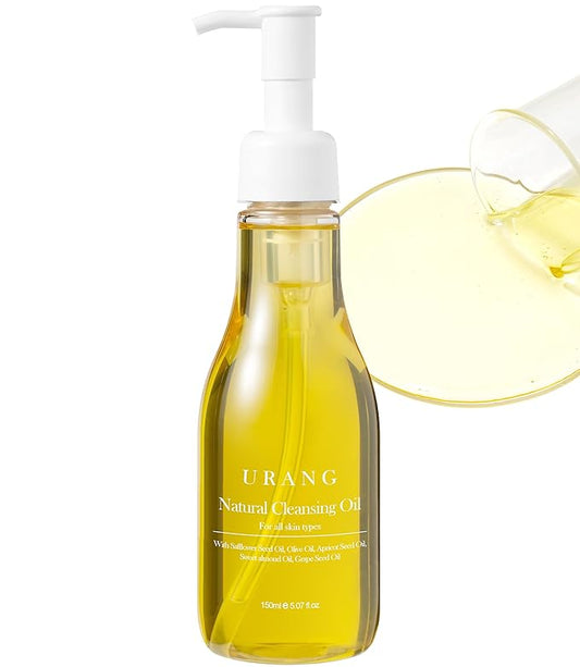 Natural Cleansing Oil | COSMOS ORGANIC Certified | Vegan Deep Face Wash | Organic Oil Cleanser For Women & Men | For All Skin Types Oily, Dry & Sensitive | 5.07 Fl Oz